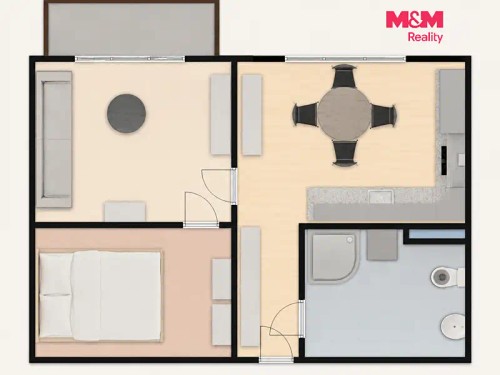 Prodej bytu 1+1 32 m²
