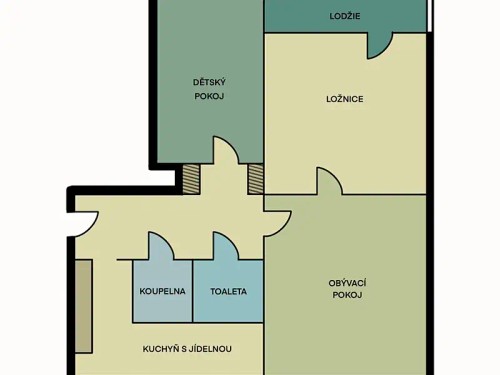 Prodej bytu 3+1 70 m²