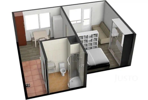 Prodaný  byt 1+1 38 m²
