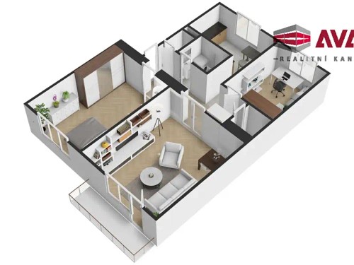 Prodaný byt 3+1 74 m²