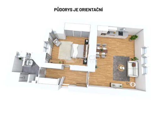 Prodaný byt 2+kk 66 m²