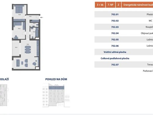 Prodaný byt 3+kk 84 m²