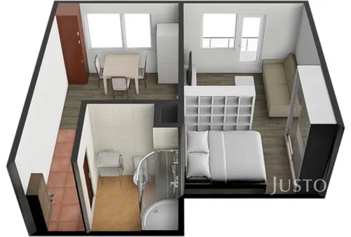 Prodaný byt 1+1 38 m²