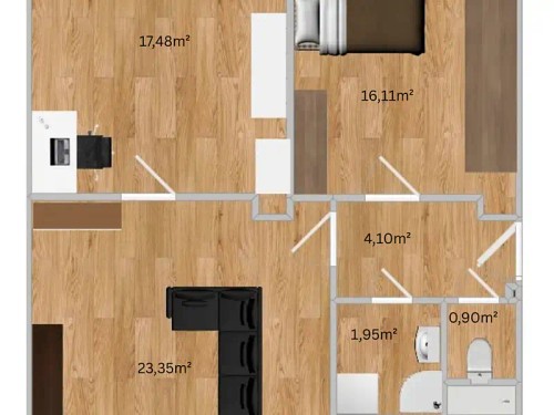 Prodej bytu 3+1 72 m²