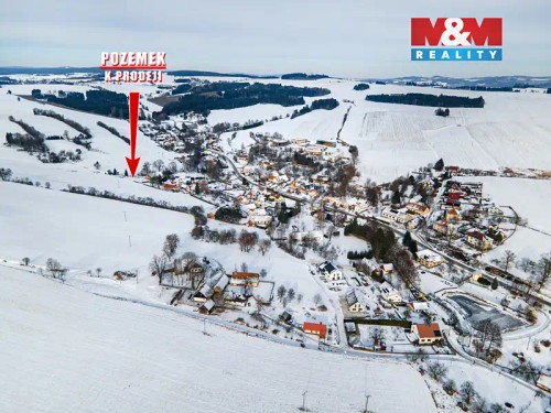 Prodej stavebního pozemku 1716 m²