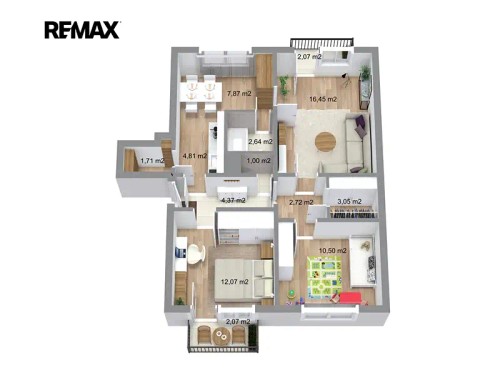 Prodej bytu 3+1 75 m²