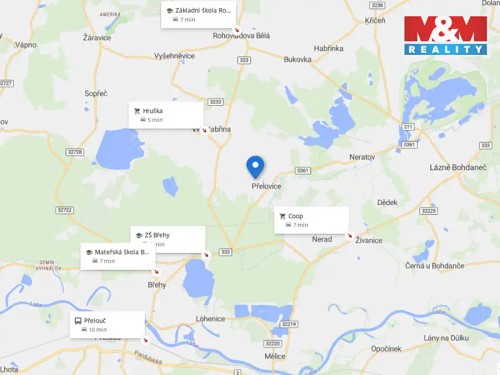 Prodej stavebního pozemku 802 m²