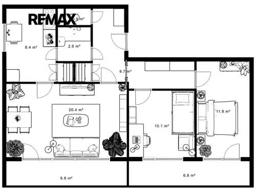 Prodaný byt 3+1 66 m²