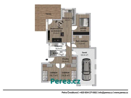 Prodaný dům 113 m², pozemek 436 m²