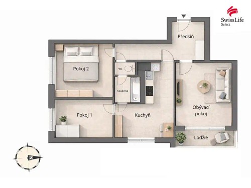 Prodaný byt 3+1 64 m²