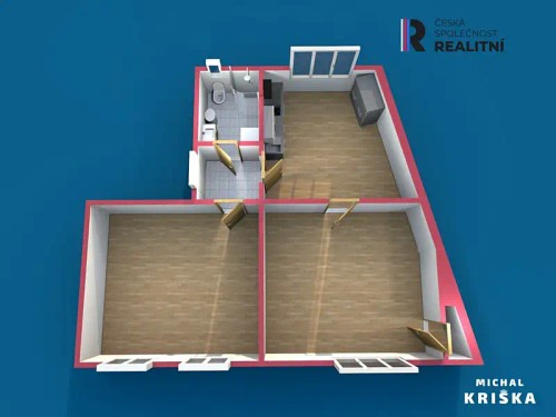 Prodej bytu 2+1 68 m²