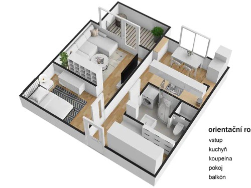 Prodej bytu 1+1 42 m²