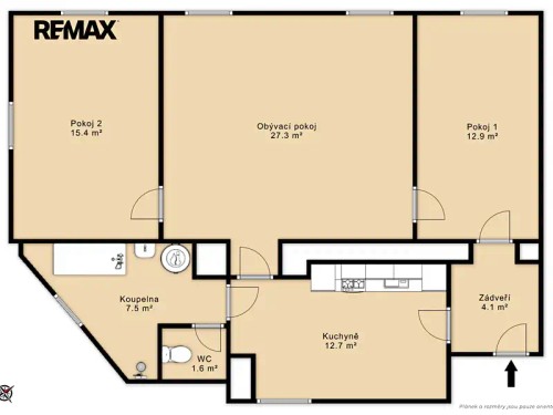 Prodej bytu 3+1 78 m²