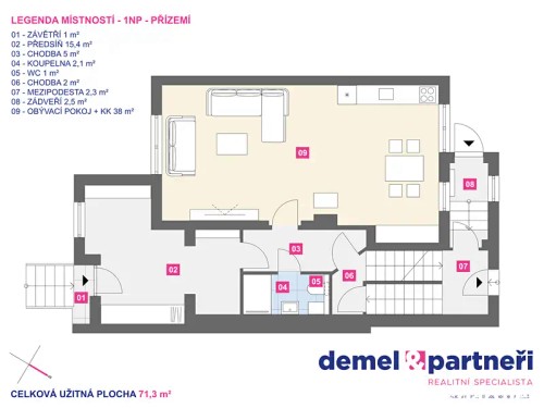 Prodej domu 201 m², pozemek 224 m²