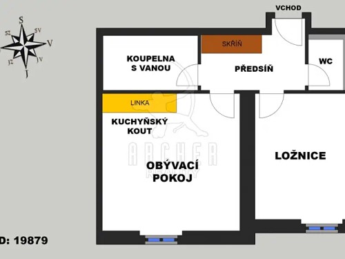 Prodej bytu 2+kk 52 m²