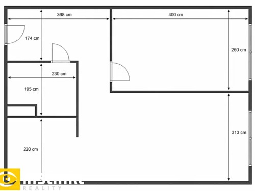Prodej bytu 2+kk 43 m²