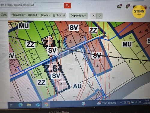 Prodej stavebního pozemku 1006 m²