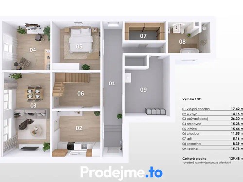 Prodej domu 161 m², pozemek 1839 m²