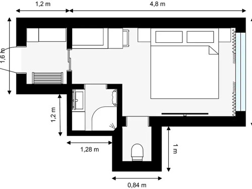 Prodej bytu 1+kk 17 m²