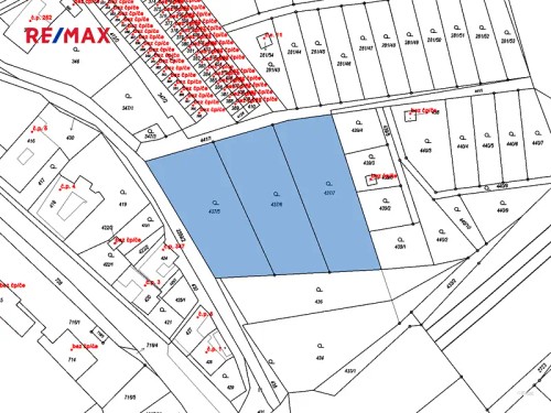 Prodej stavebního pozemku 4772 m²