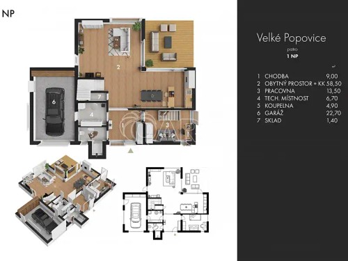 Prodej domu 190 m², pozemek 728 m²