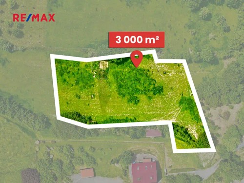 Prodej stavebního pozemku 3000 m²