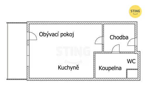 Prodej bytu 1+kk 25 m²