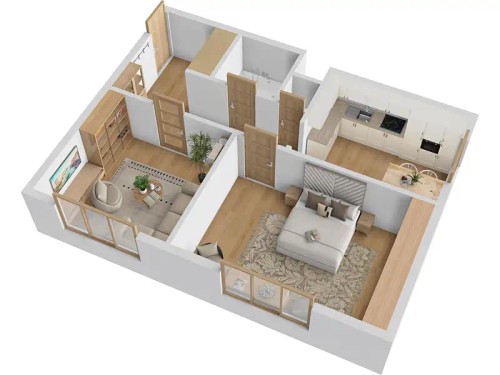 Prodej bytu 2+1 53 m²