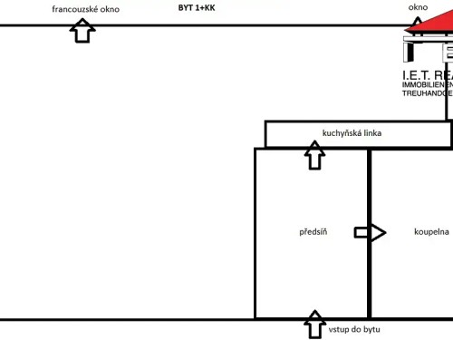 Prodaný  byt 1+kk 28 m²