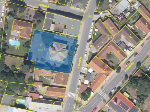 Prodej stavebního pozemku 1109 m²