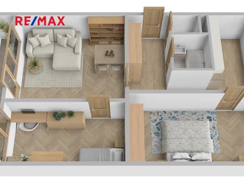 Prodej bytu 3+1 57 m²