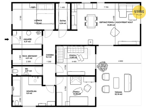 Prodej domu 138 m², pozemek 950 m²