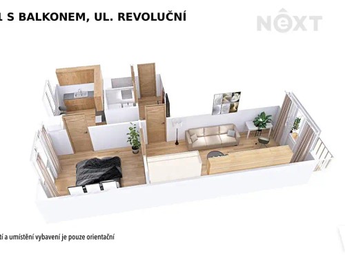 Prodaný  byt 2+1 55 m²
