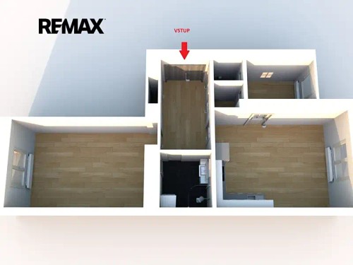 Prodej bytu 2+kk 56 m²