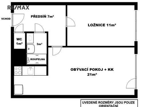 Prodej bytu 2+kk 45 m²