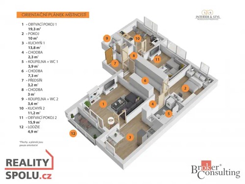 Prodaný byt 4+1 98 m²