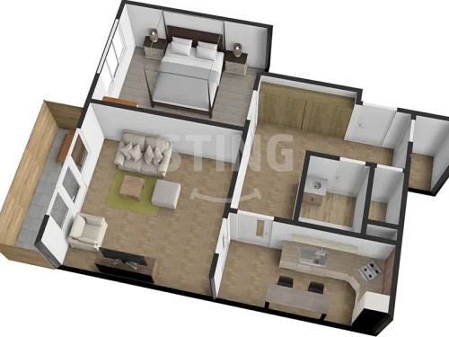 Prodej bytu 2+1 70 m²