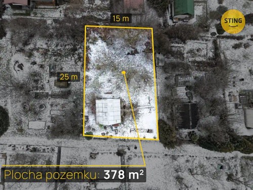 Prodej chaty 16 m², pozemek 378 m²