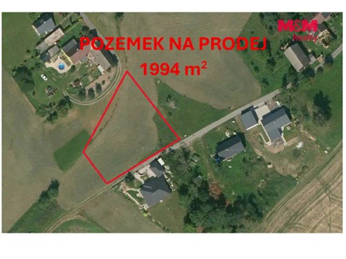 Prodej stavebního pozemku 1994 m²