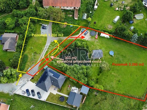 Prodej stavebního pozemku 3260 m²