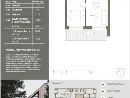 Prodej bytu 2+kk 35 m²