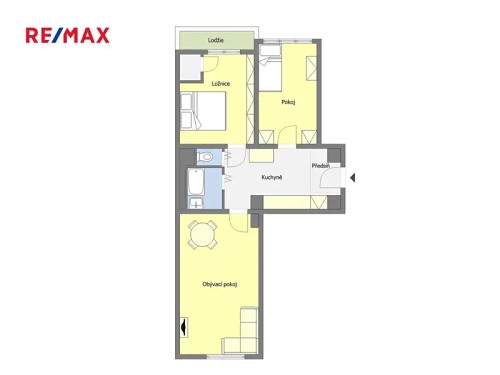 Prodej bytu 3+1 61 m²