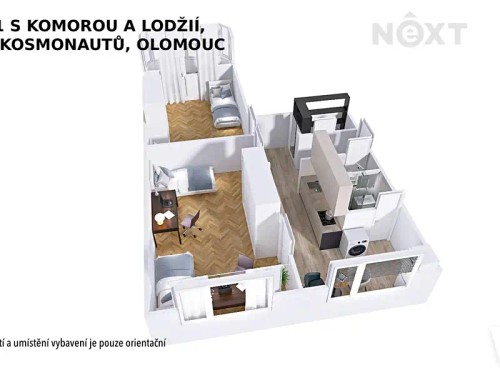 Prodej bytu 2+1 60 m²