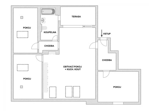 Prodej bytu 4+kk 122 m²