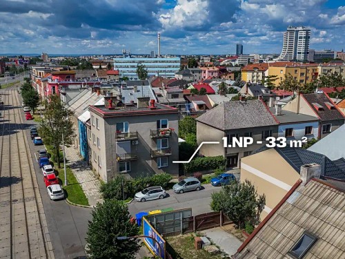 Prodaný byt 1+kk 29 m²
