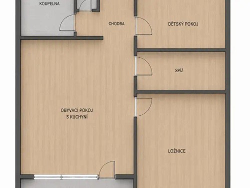 Prodej bytu 3+kk 74 m²