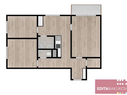 Prodej bytu 3+1 63 m²