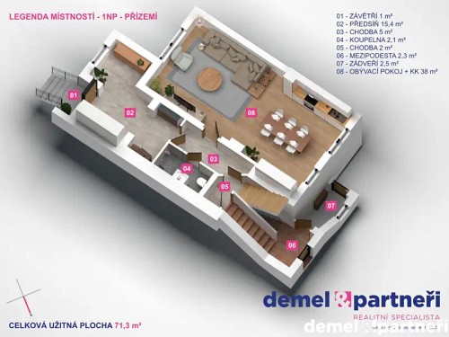 Prodej domu 201 m², pozemek 224 m²