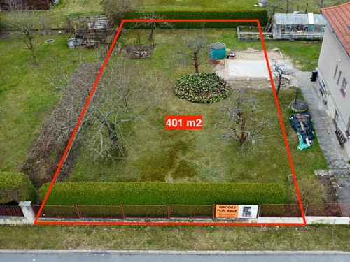 Prodej stavebního pozemku 401 m²