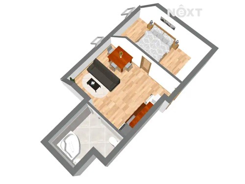 Prodaný byt 2+kk 51 m²